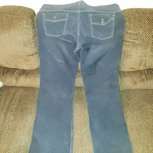 GAP 18 Blue Corduroy Back Flap Pants